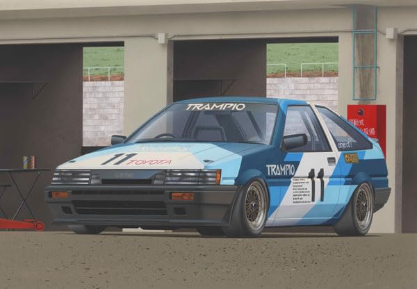 Series 332 Trampio AE86 Levin Plastic Model 1/24 Inch-Up No. '85