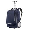 Weishengda Tie Rod Schoolbag, Large Wheel Climbing Stairs, Large Capacity Anti-Splashing Backpack, Student Schoolbag.