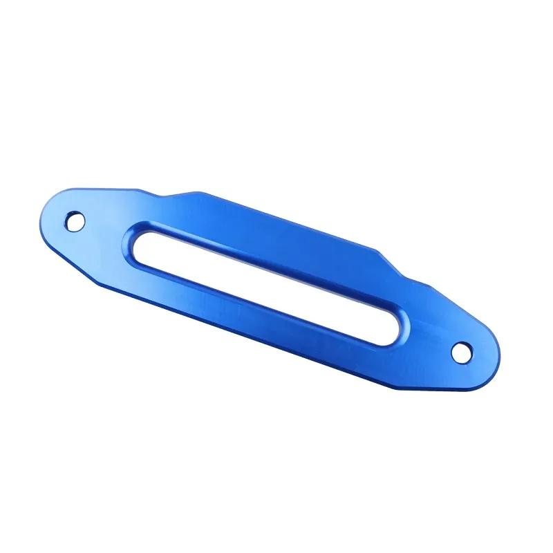 Aluminium 254mm 10" Zoll Bugöse für Synthetisches Windenseil Kabel Führung ATV UTV 8000-12000lbs Schwarz Blau Rot
