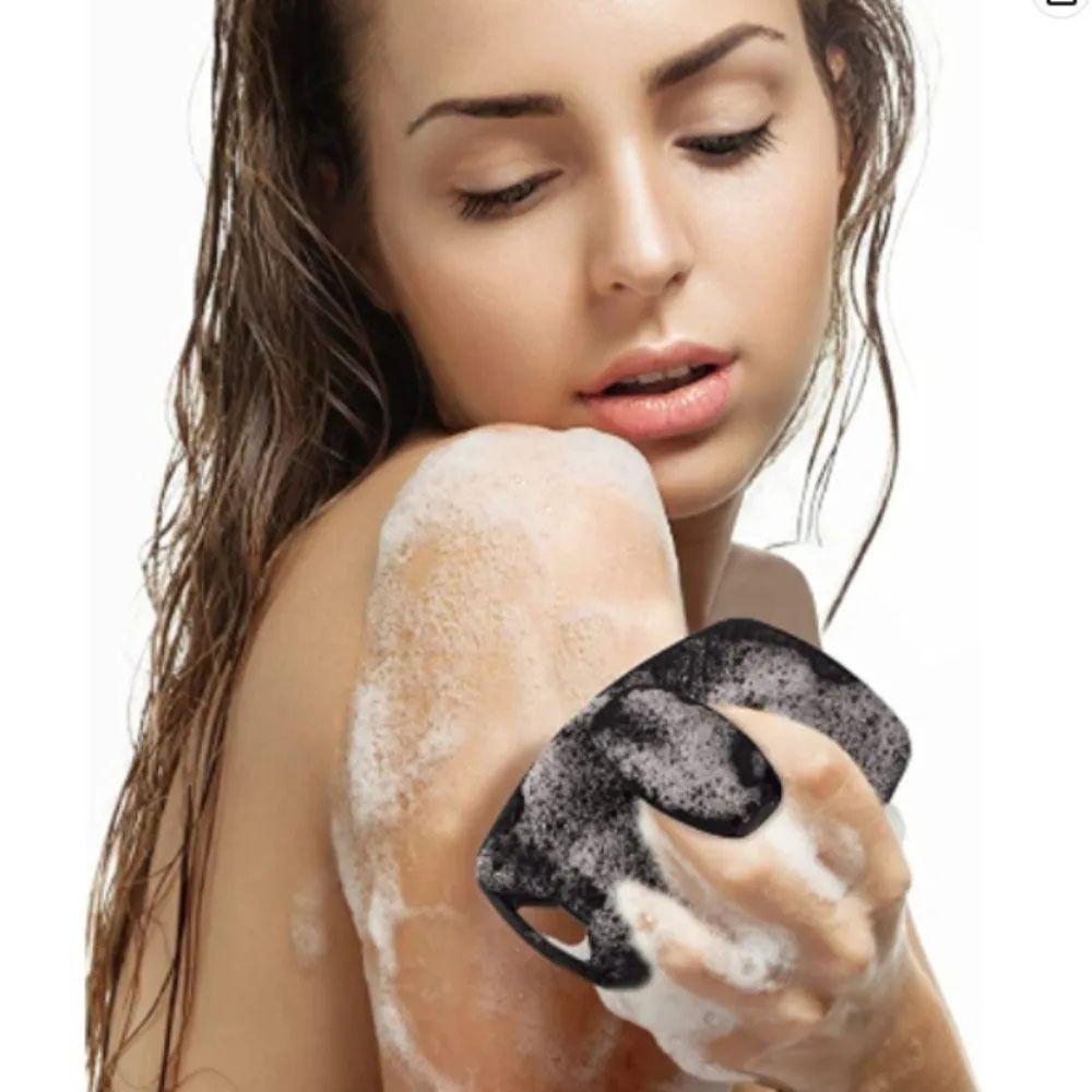 1Pcs Black Grey Massage Bath Brush Soft Body Cleansing Scrubber  Bath Supplies