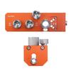 Ergonomic Aluminum Alloy Double Function Hole Punch And Tap Kit For Professional DIYer Projects Accurate Positioning
