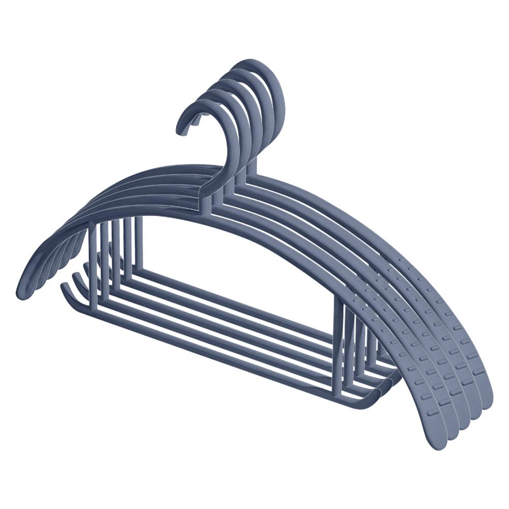 5 шт./комплект Пластиковая нескользящая вешалка для одежды Широкие плечики Утолщенная бытовая вешалка для одежды Пластиковая вешалка для одежды Взрослый размер