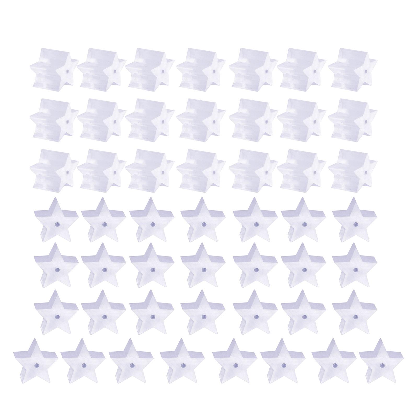 

50 PCS Silicone Ear Stud Back Pads Star/Heart Shaped Fashionable Design Silicone Earring Stoppers Suitable for Earrings