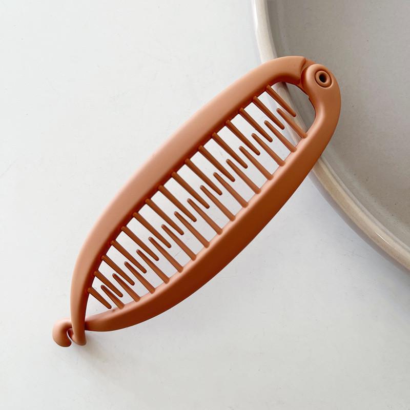 Korean Style Elliptical Hair Clip with Simple and Exquisite Back of The Head Banana Clip Hair Accessories