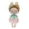 Adorable Metoo Angela Plush Doll With Curly Hair Crystal Super Soft Stuffed Toy For Girls
