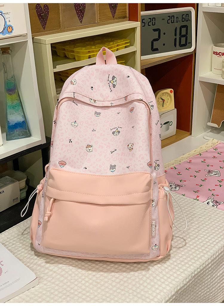 Schoolbag Yunyu Milk Yellow Cute Fun Manknitted Schoolbag Japanese Girl Lazy Atmosphere Casual Versatile Travel Backpack