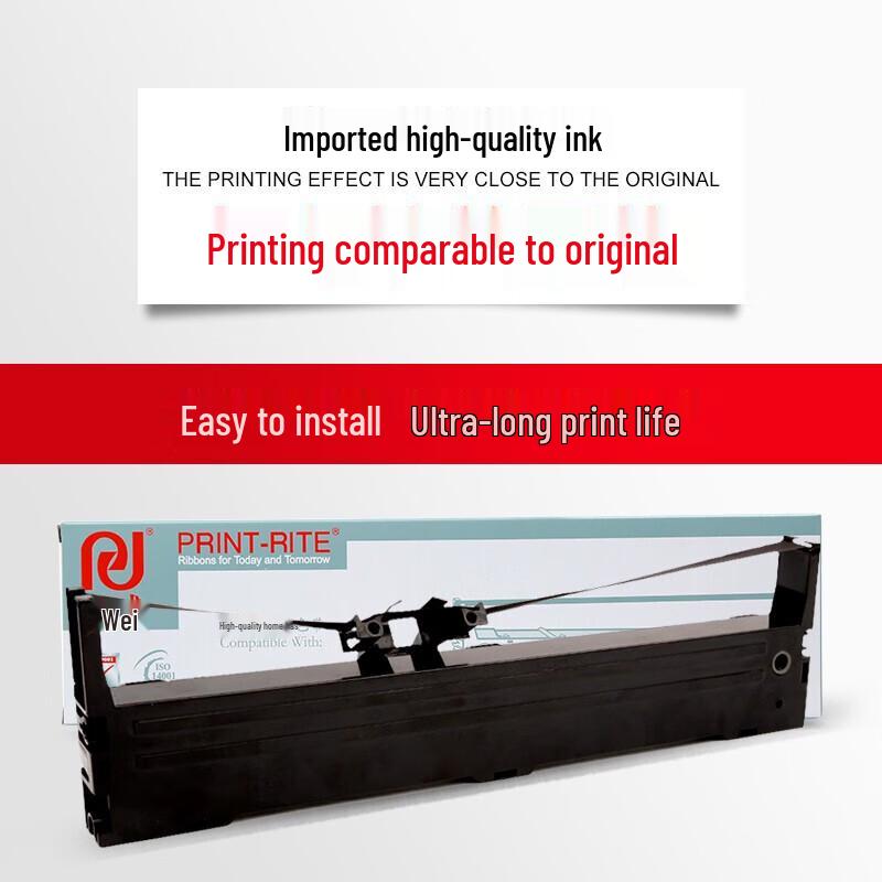 PRINT-RITE FP-538K Printer Ribbon Cartridge 5-Pack