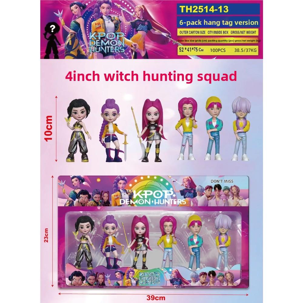 Vânătorii de Vrăjitoare K-Pop Cap Mare Ediția Q Model Figurină Rumimi Cutie Oarbă Păpușă de Jucărie de Maree Ornament