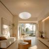 Oval Shape Paper Lamp Folding Design Wall Sconce Pendant Lamp Shade  Living Dining Room Bedroom