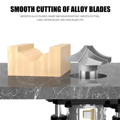 Woodworking Opening Carving Knife, Slotting Knife Lace Knife 1/4R Knife, Engraving Machine Woodworking Knife, Double R Woodworking Opening