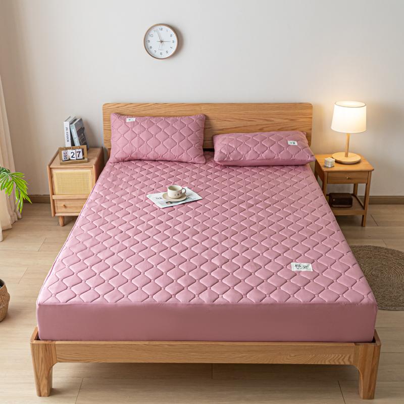 

100% водонепроницаемый чехол для матраса, стеганая простыня на резинке, защитный чехол для матраса, нескользящий мягкий чехол для односпальной кровати, двуспальной кровати размера Queen King 200x220x30cm