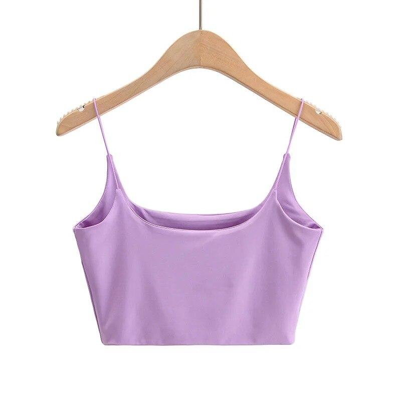 Casual Crop Tops Black Halter Tank Top Women Summer Camis Backless Camisole Fashion Tube Top Female Sleeveless