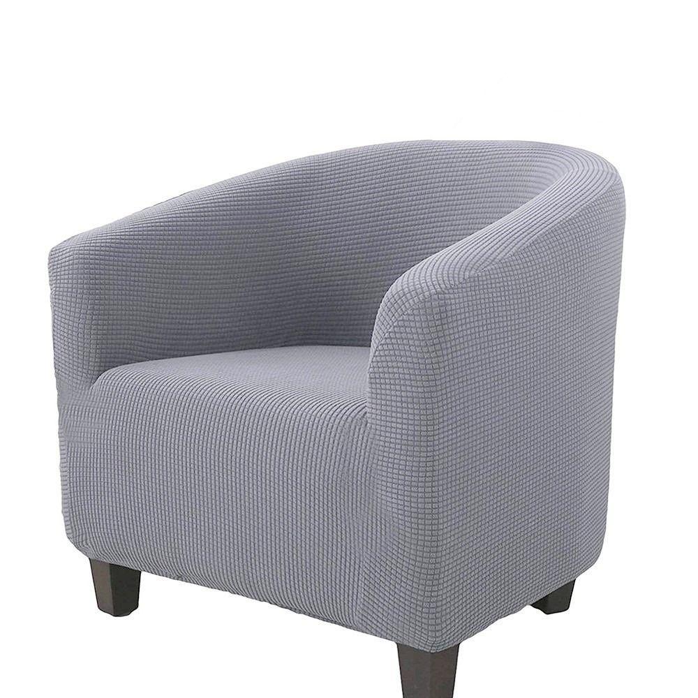 Universal Fit Single Sofa Covers Fleece Furniture Protector New Couch Slipcovers for Living Room