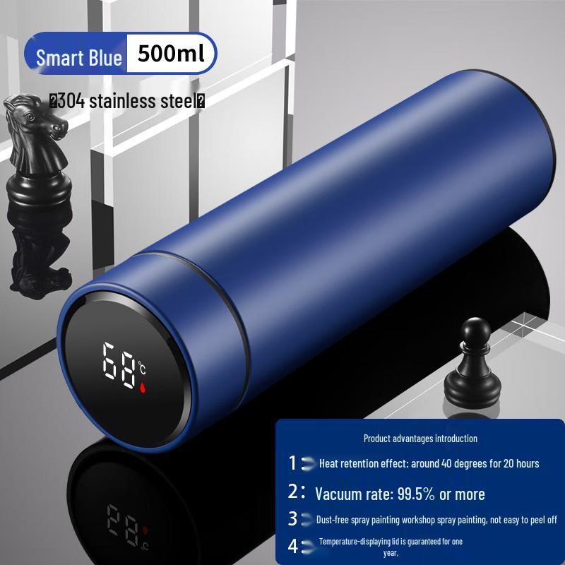 Smart Temperature Display Stainless Steel Mug