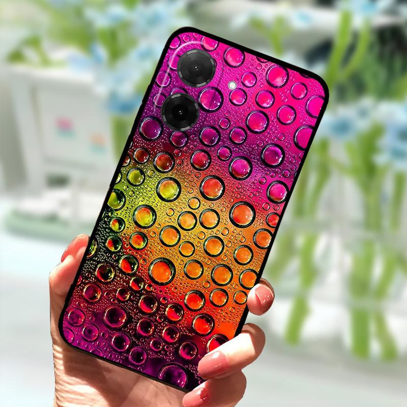 Custodia Morbida Per Xiaomi Redmi A5 4G Silicone TPU Nera Copertura Protettiva Per Telefono Per Poco C71 4G Design Popolare Bumper Ammortizzanti Borse