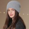 New Women Winter Hat Fashion Pearl Decorate Beanie Hat Warm Winter Cap For Female Casual Streetwear Knitted Hat