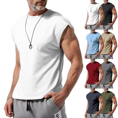 Men's Summer New Sleeveless T-shirt Youth Casual Loose