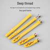 Little Yellow Croaker M6 Expansion Screw & Tube Set with Self-Tapping Screws, Wall Nails, Rubber Plugs, and Clips (6, 8, 10mm)