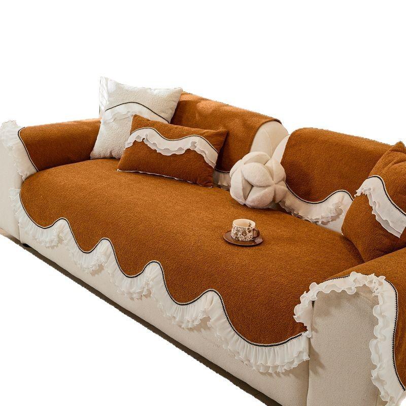 Cream Wind  New Special-Shaped Four Seasons Universal Sofa Cushion One-Piece Light Luxury Premium Sofa Cushion