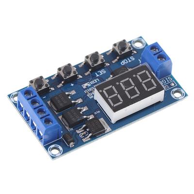 Dc 6-30V Dual Mos Led Digital Time Delay Relay Switch Module Circuit Board