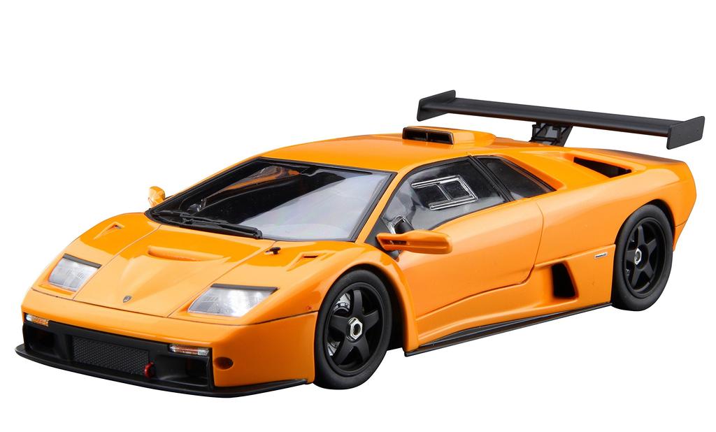 Aoshima Bunka Kyozai Supercar Series Lamborghini Diablo GTR Plastic Model 1/24 No.25