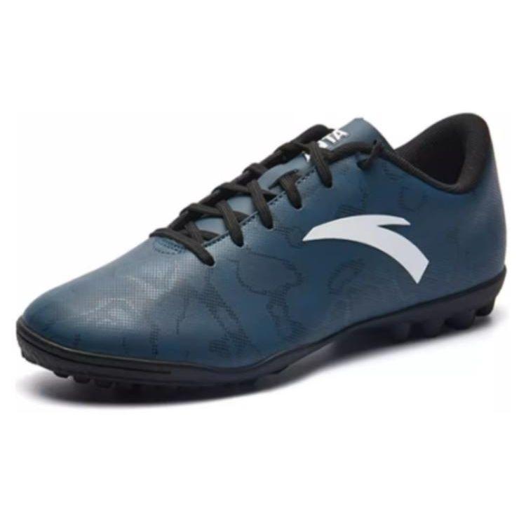 Anta Artificial Turf Non-Slip Durable Soccer Shoes Men Shoes Blue 912222203-2