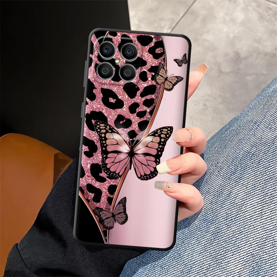 Creative Leopard Print Art Funda Phone Cover Case for Honor X7 Magic5Lite X5b X6 X9a 200 400 Lite 70 90 X8 8X