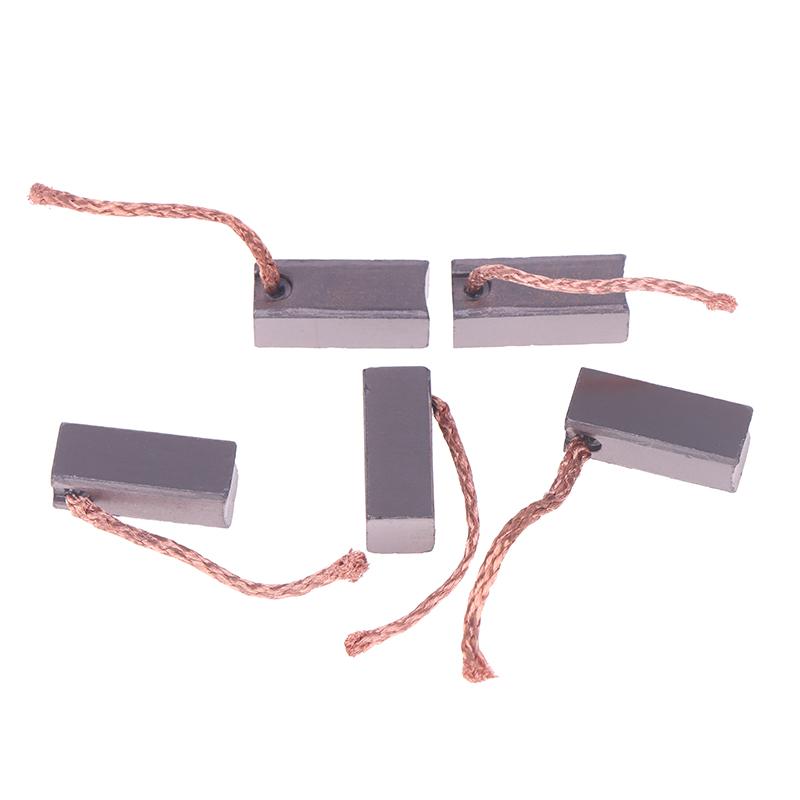 5 Stück Kohlebürsten für Automobil-Heizungsgebläsemotor Luftgebläse Elektromotor Bürstenersatz (8*8*20Mm)