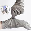 1 Par de Luvas de Fibra de Prata Material Condutor Antiestático Luvas Touch Screen Antibacterianas Proteção para as Mãos com Blindagem EMF
