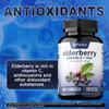 Pslalae Elderberry Capsules, Containing Vitamin C, Vitamin D3 Extract, Immune Support, and Antioxidant Supplement.