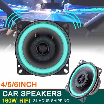 Haut-parleurs de voiture 4/5/6 pouces, caisson de basses coaxial HiFi 160 W, audio automobile, musique, gamme complète de fréquences, haut-parleur stéréo de voiture