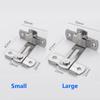 Buckle Window Right Angle Stainless Steel Theftproof Barn Latch Cabinet Lock Door Hasp