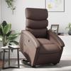 VidaXL Fauteuil Inclinable, Chaise de Relaxation avec Dossier et Repose-pied Réglables, Siège de Salon, Moderne, Marron 3204042