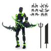 1 Set DIY Dekompressionswerkzeug Lucky 13 Figur Roboter Spielzeug Gelenk Beweglich 3D-Druck Generation Dummy Titan13 Puppe Actionfigur
