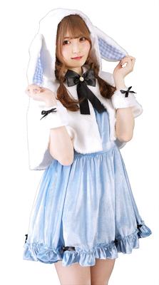 [Clear Stone] Fraumine Cosplay Innocent White Rabbit Women's Blue