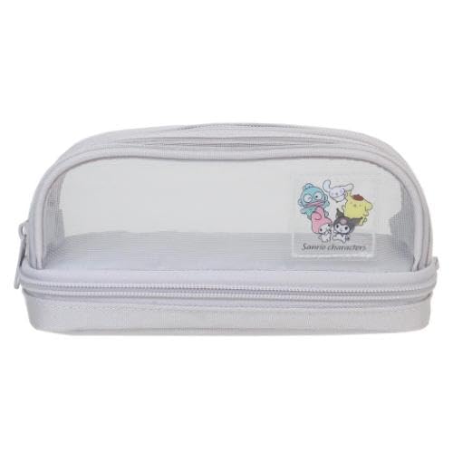 

Sanrio Characters Bottom Pocket Mesh Pencil Case
