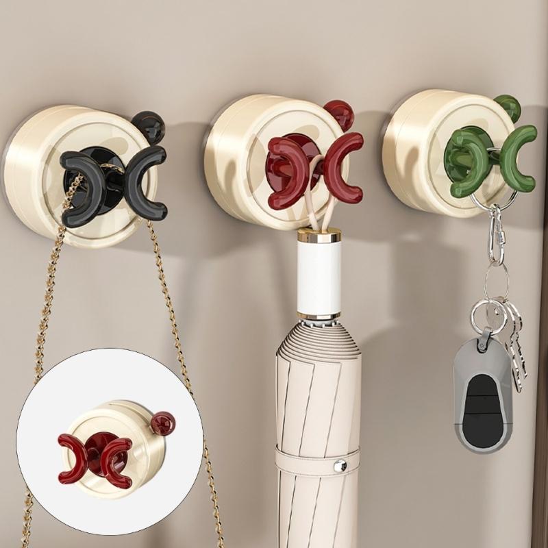 Strong Adhesive Suction Cup Hook for Electrical Outlet Cables Without Drilling Wall Mount Kitchen Bathroom Organizers