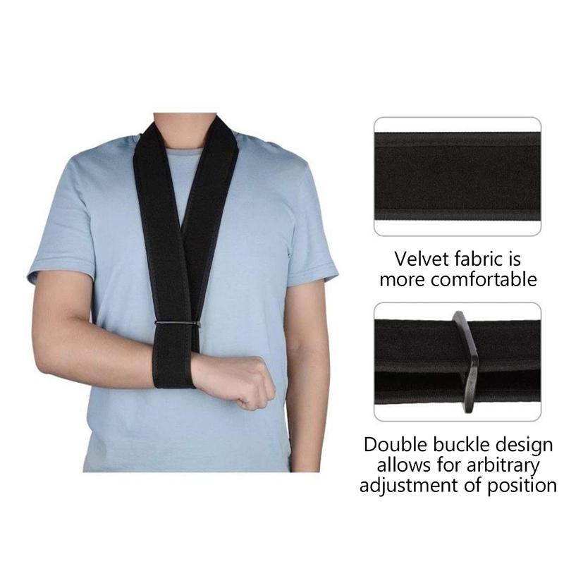 Breathable Arm Sling Adjustable Arm Support Strap Immobilizer For Injury Shoulder Elbow Wrist Dislocation Fracture Brace Belt