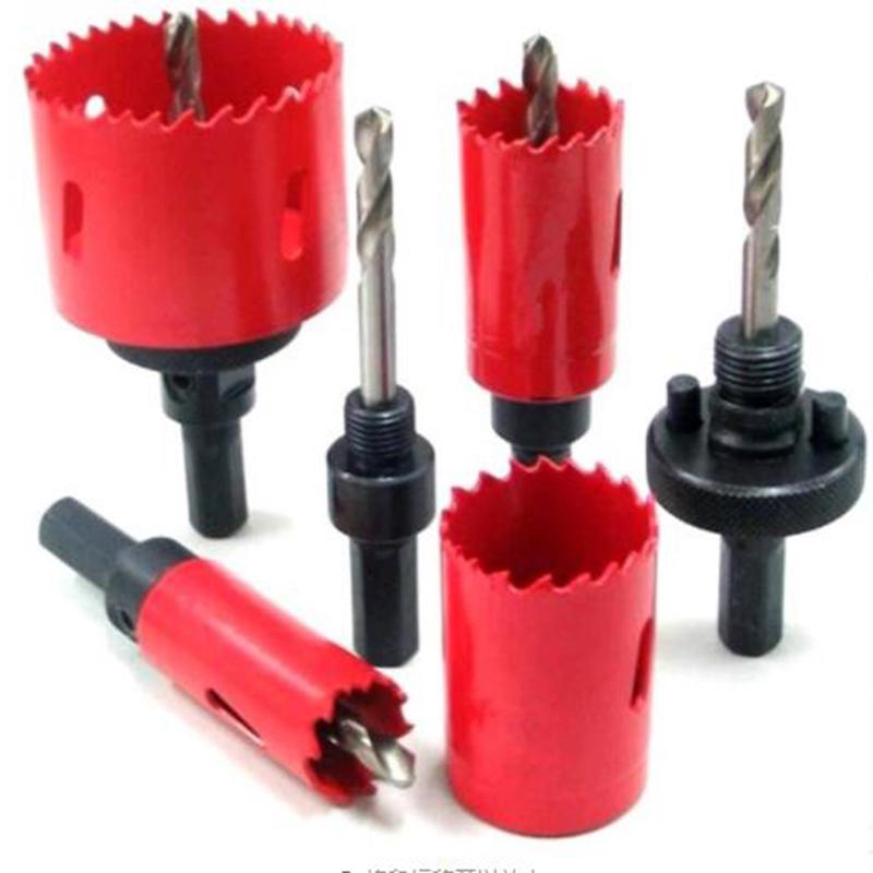 Buy Metal Hole Saw Cutter Drill Bit Kit Cutting For Aluminum Iron Pipe