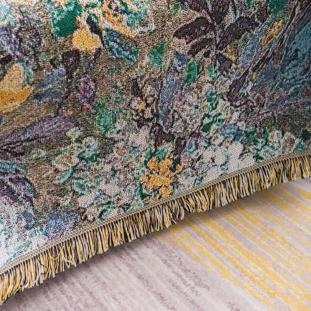 Frisk Pustende Preget Sofapute Sofahåndkle Fritidspledd Tapetkunstpledd Abstrakt Sofatrekk