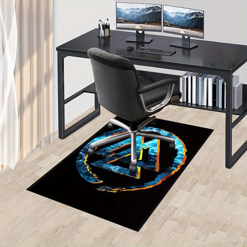 1pc Ice Fire Themed Rug for Home Decor, Non-slip Office Carpet, Chair mat, Outdoor Mat, Christmas and Halloween gifts-0731098