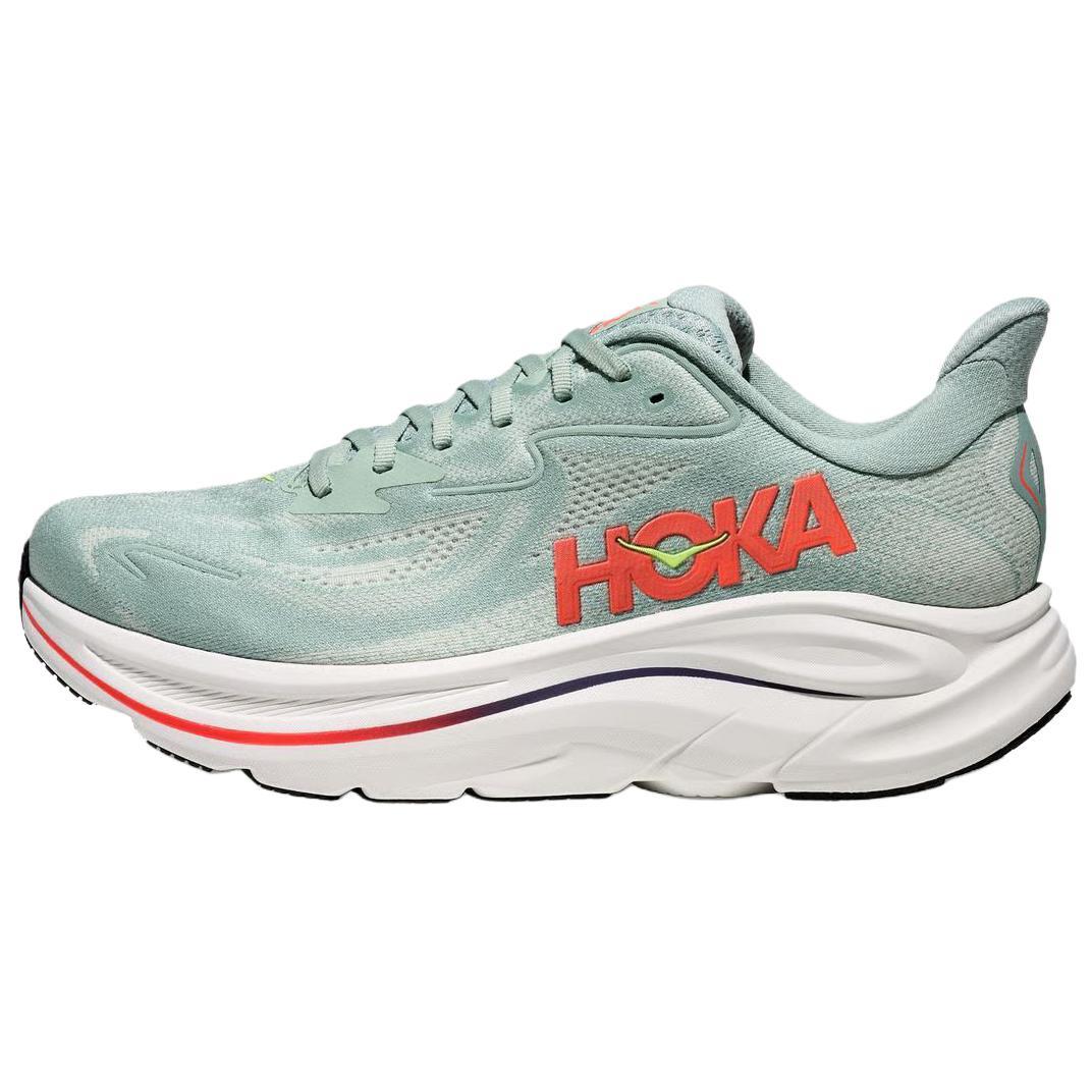 

Hoka One One Clifton 10 Comfortable Fitting Durable Running Shoes Men sneaker Sage-Green 1162030-SGNN 40⅔