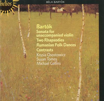 CD B?LA BART?K; SUSAN TOMES - Violin Sonata / Contrasts / Rumania CDH55149 Hyperion 2003 UK Classical Used