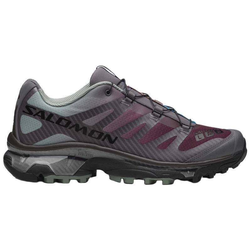 SALOMON XT-4 Anti-Slip Wear-Resistant Low-Top Outdoor Shoes Unisex Gray Sneakers 477411