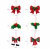 Holiday Hanging Ornament Stiff Christmas Bow Pendant Christmas Drop Ornament Multi Felt Bow Christmas Pendants For Holiday Home