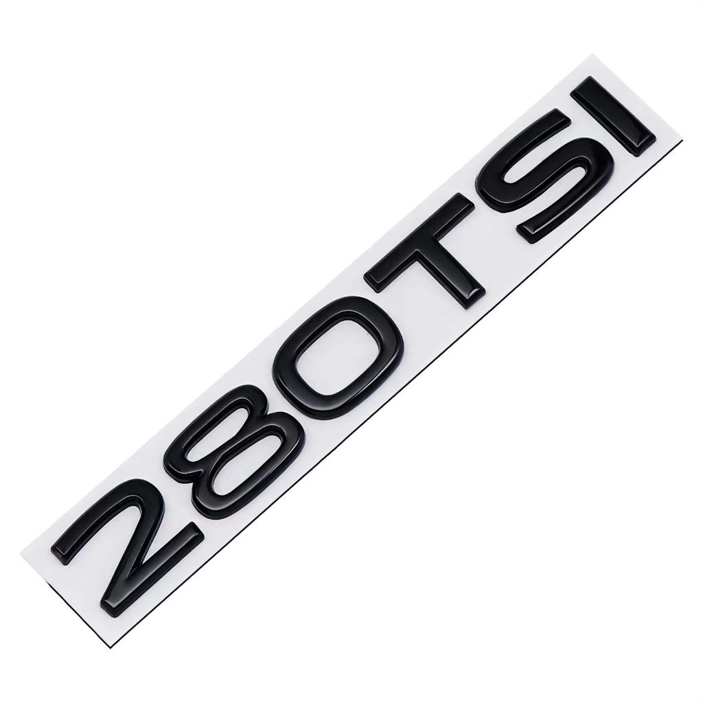 3D Metal 4MOTION 230TSI 280TSI 330TSI 380TSI Logo Badge Sticker Car Rear Trunk Emblem Decal