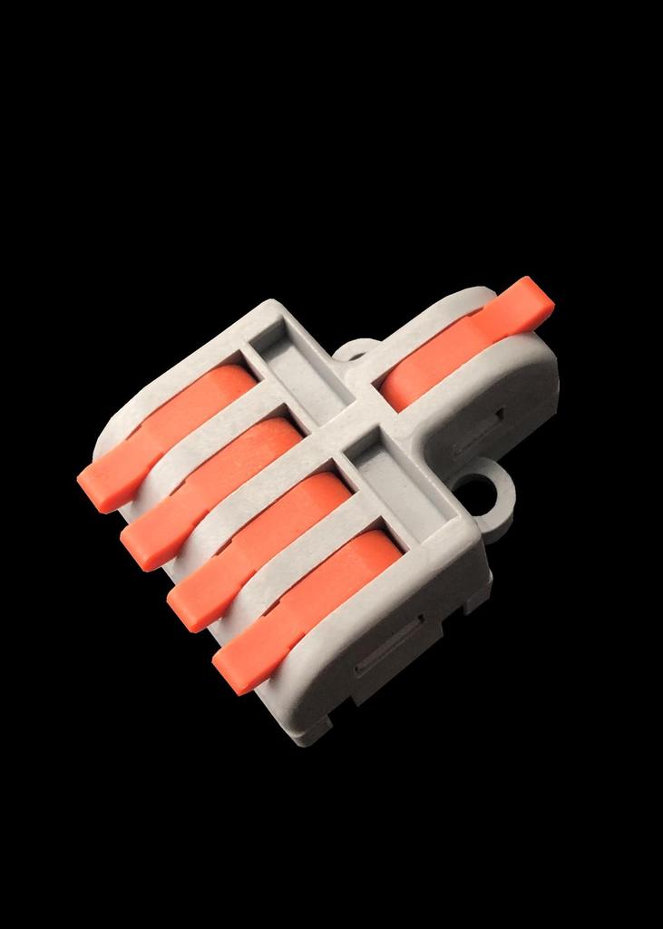 Multi-Outlet Quick Terminal Block Connector for Wire Distribution