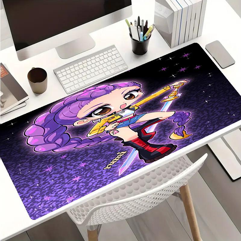 Kpop Hunter6 Mouse Pad - Non-Slip Rubber Base, Smooth Surface for Work,Gaming,Office,And Home Use, Desk Mouse Pad
