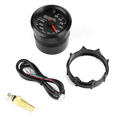 52mm   2in 7 Colors LED Display 40 140 Celsius  Car Water Temperature Meter Gauge with Sensor