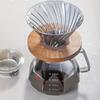 Elegant Diamond-Patterned Pour Over Coffee Maker with Reusable Filter - Clear Glass Carafe, Heat-Resistant & Easy to Clean